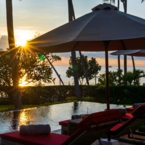 Pantai Kubu Pool Sunrise