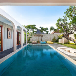 Navya Villas Pool Daylight