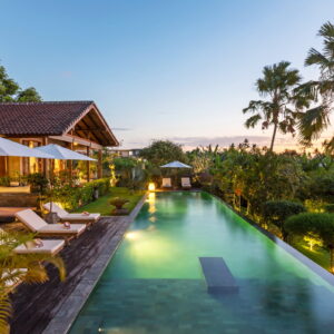 House Abadi Pool Dusk 