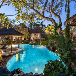 Jepun Bali Pool Dusk